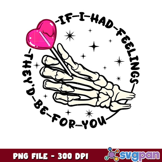 Skeleton Hand with Heart Lollipop Design, Perfect for Gifts