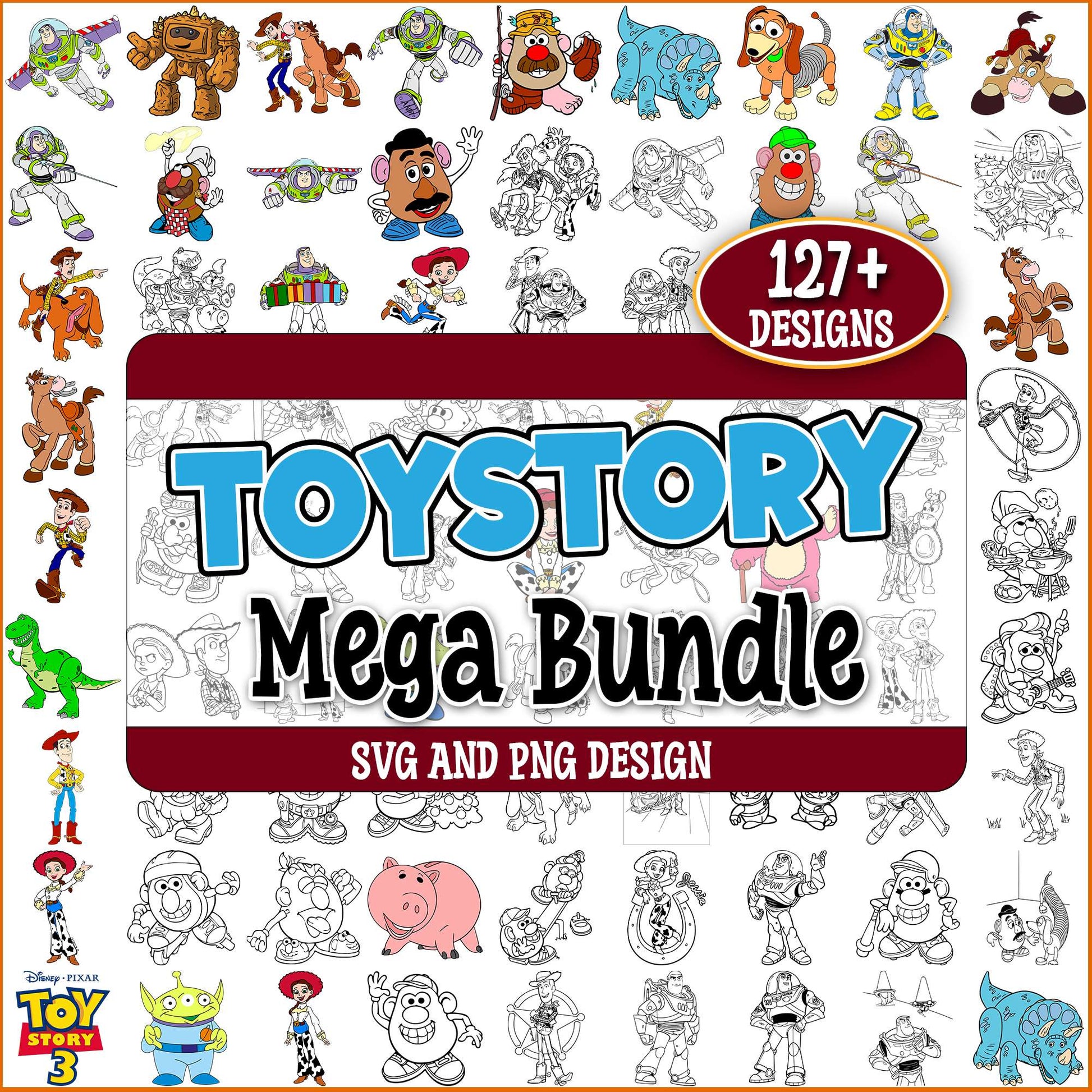 Sketch toy story svg bundle