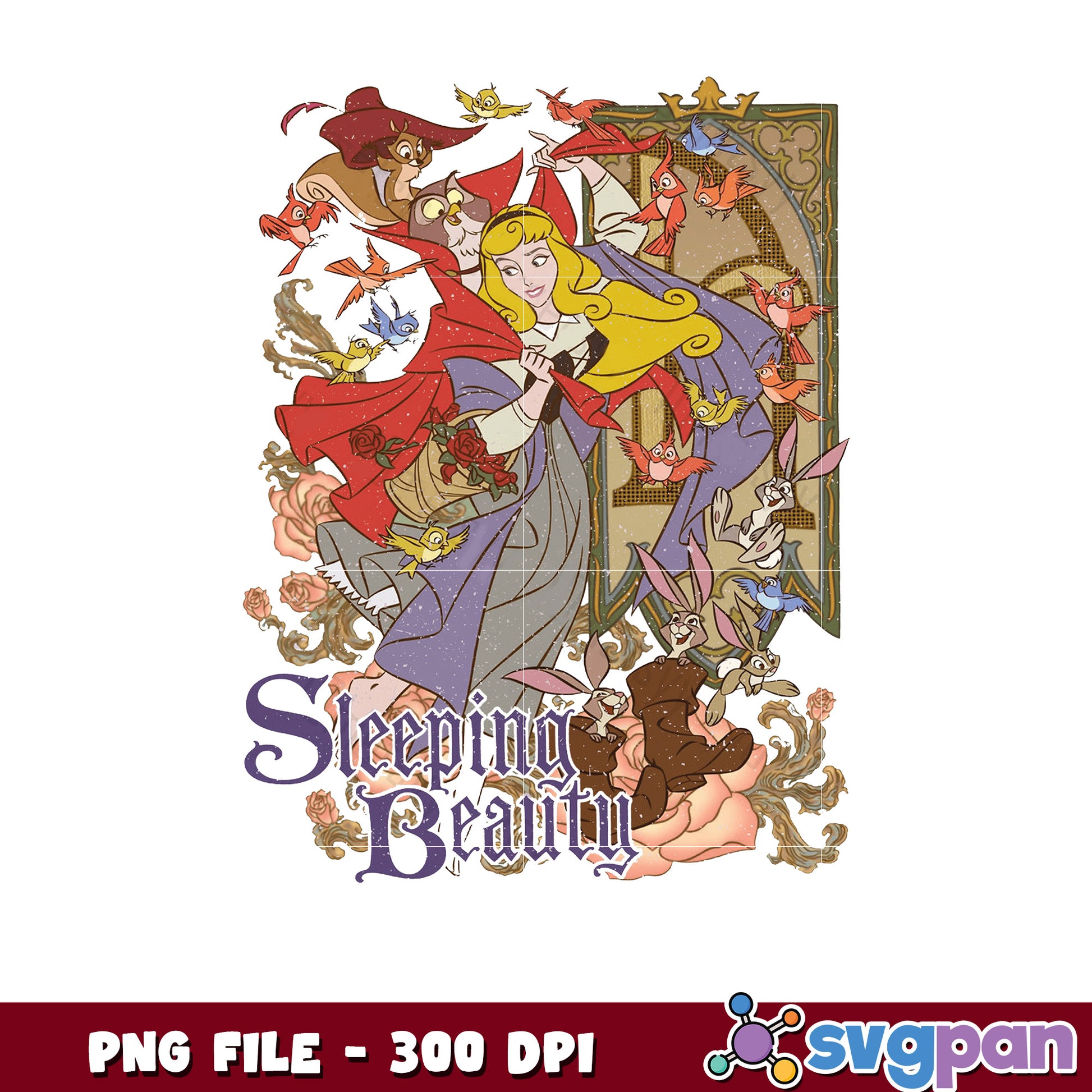 Sleeping Beauty PNG Disney Art