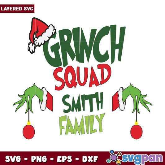 Smith family grinch svg, christmas toys svg, the grinch 2 svg