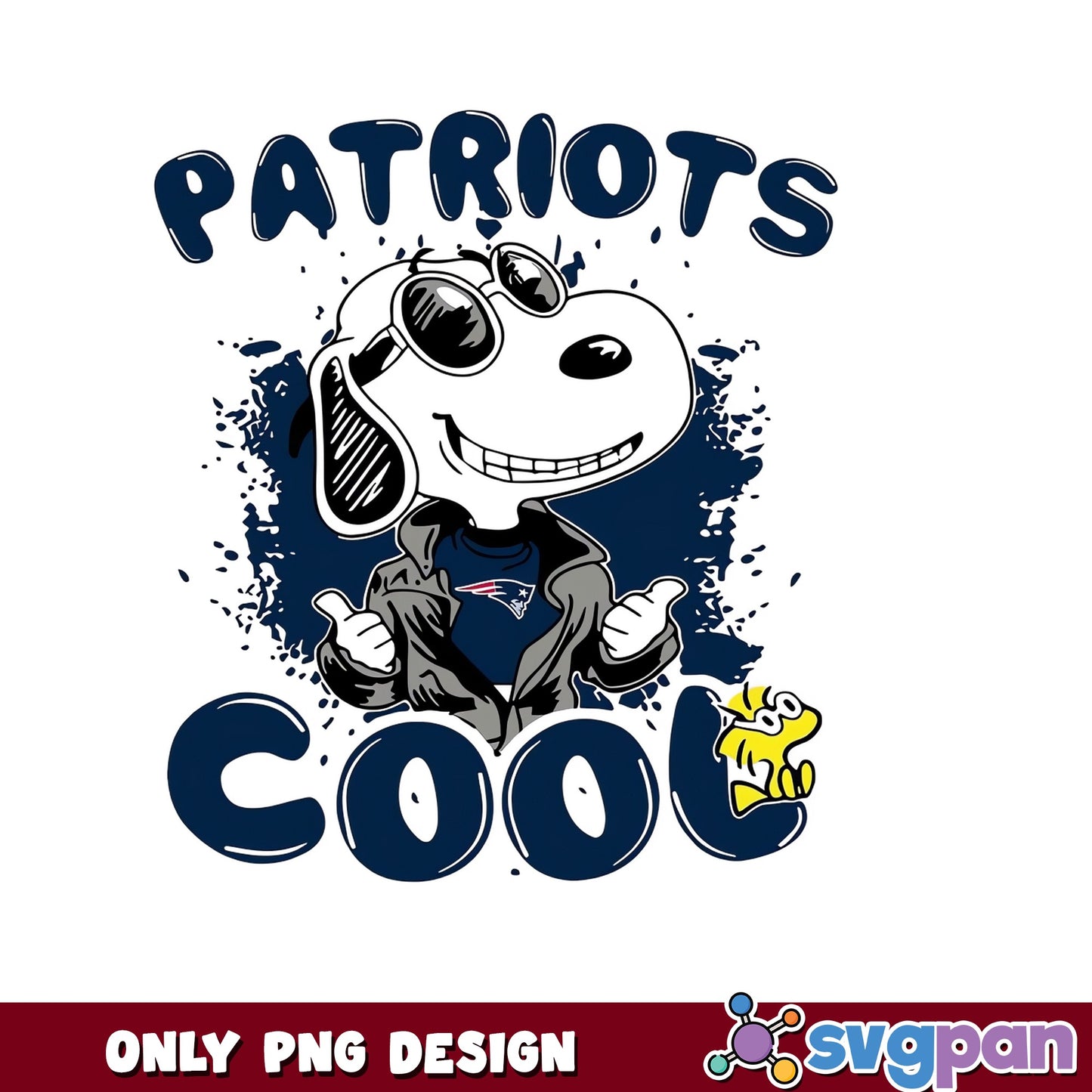 Snoopy Patriots Cool NFL PNG, New England Patriots PNG, Football PNG