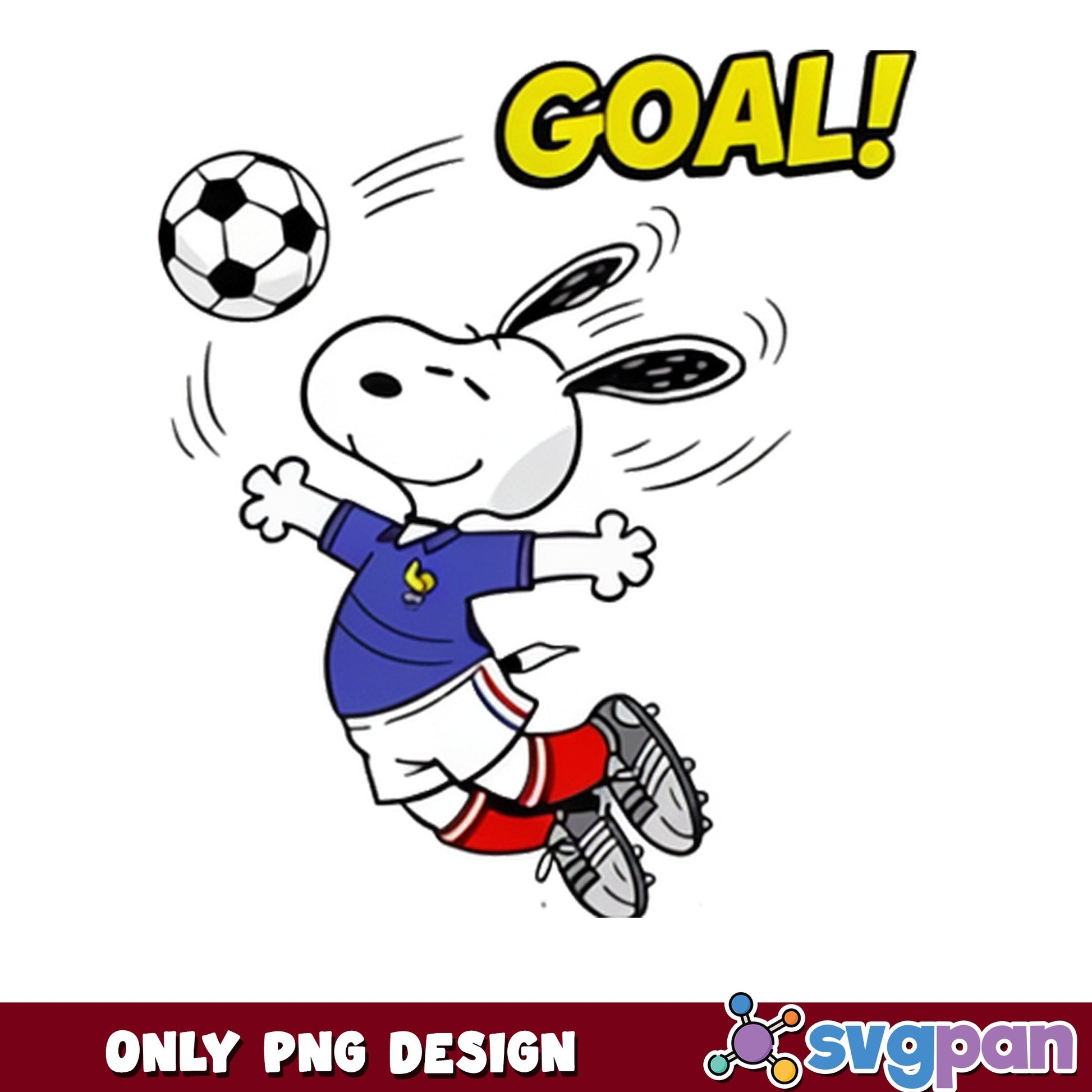 Snoopy Soccer Goal PNG, Peanuts Football PNG, Soccer Player PNG
