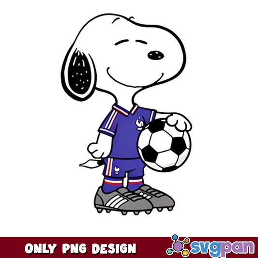 Snoopy Soccer Player PNG, Peanuts Football PNG, Sports PNG