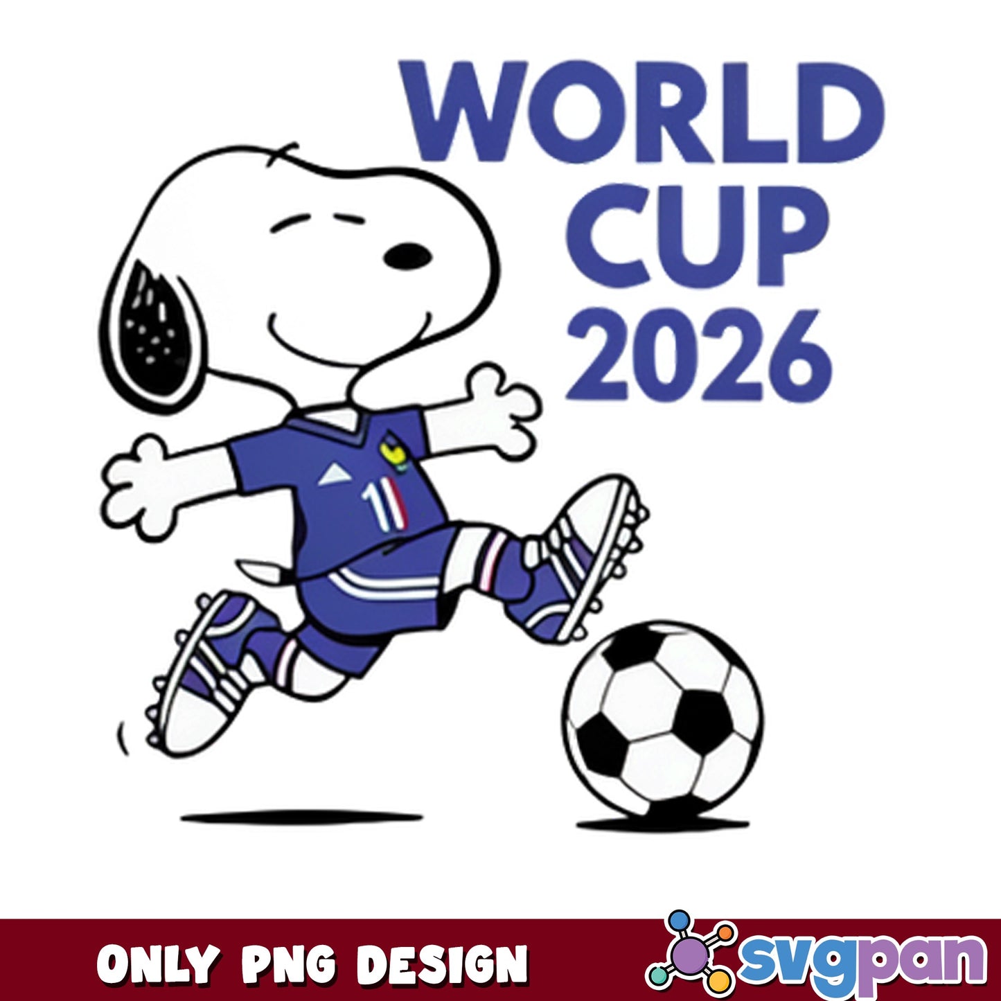 Snoopy World Cup 2026 PNG, Snoopy Soccer PNG, Peanuts PNG