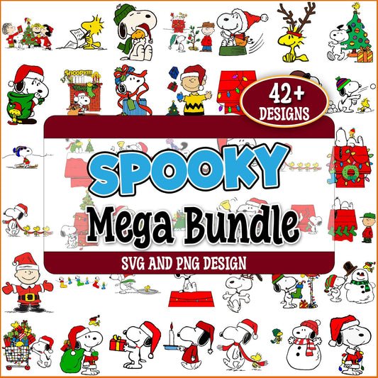 Snoopy christmas svg bundle