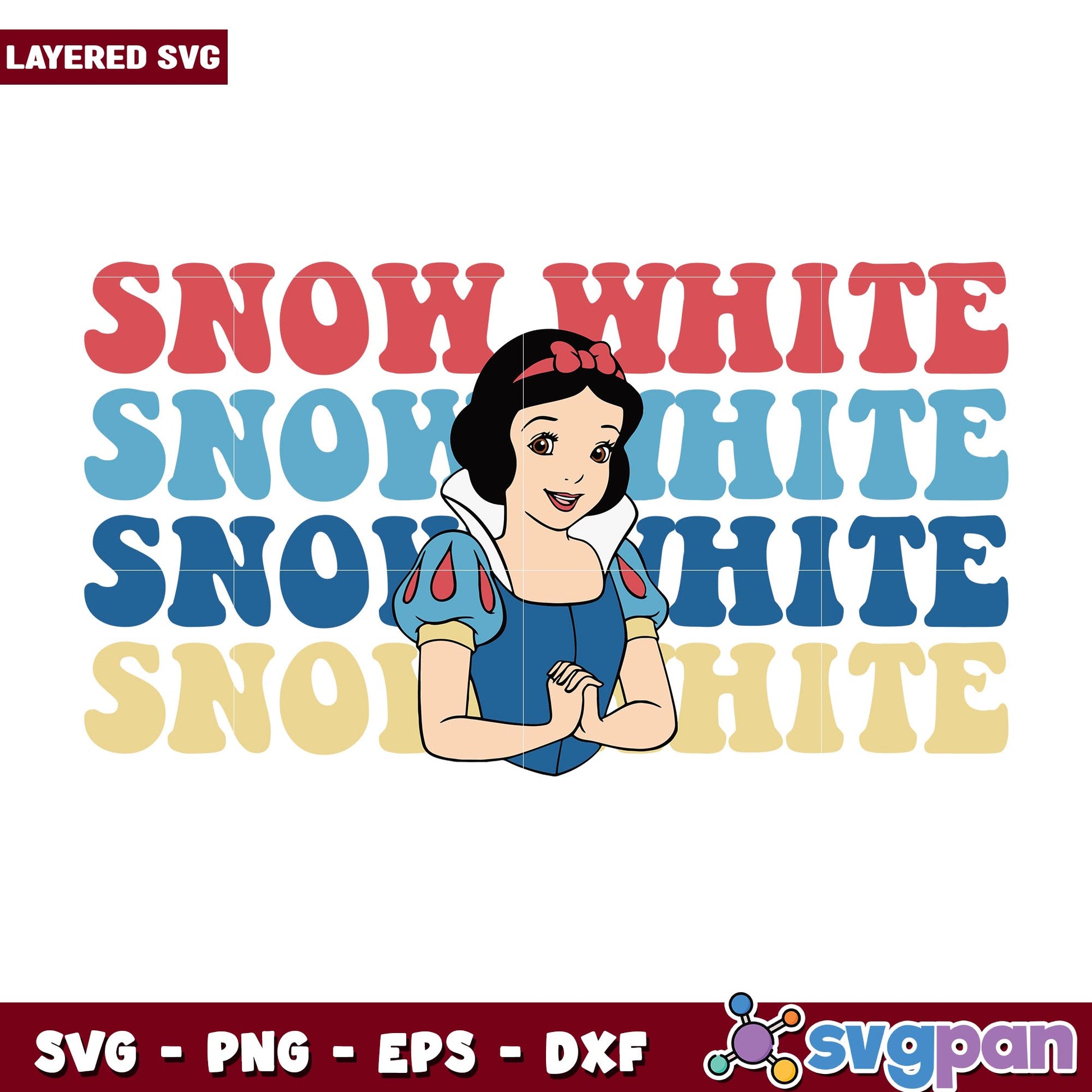 Snow White svg, Disney princess name svg, digital download