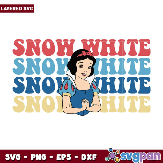 Snow White svg, Disney princess name svg, digital download
