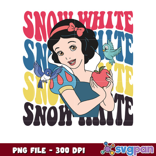 Snow white png, fairytale princess png, disney classic design png