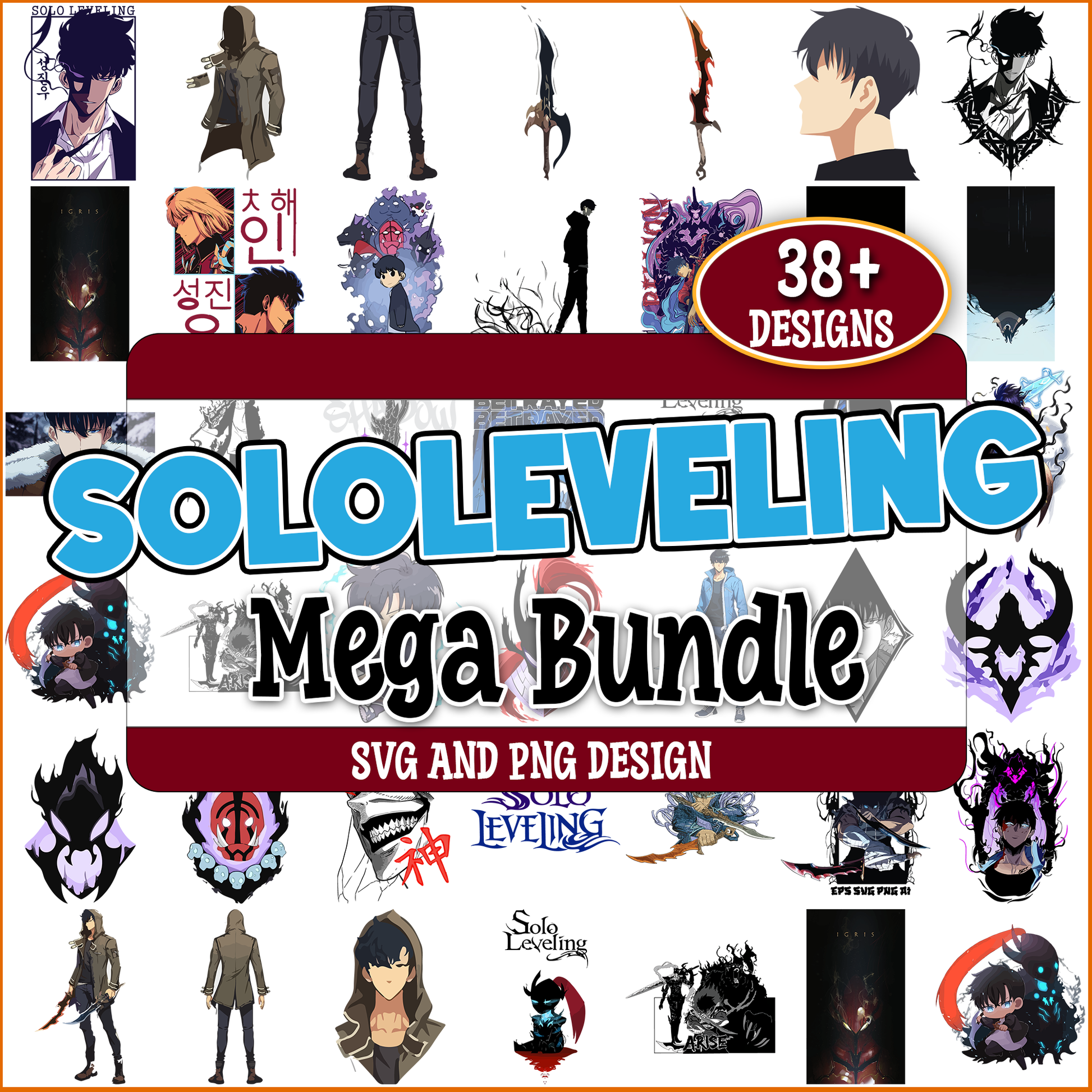Solo leveling svg bundle