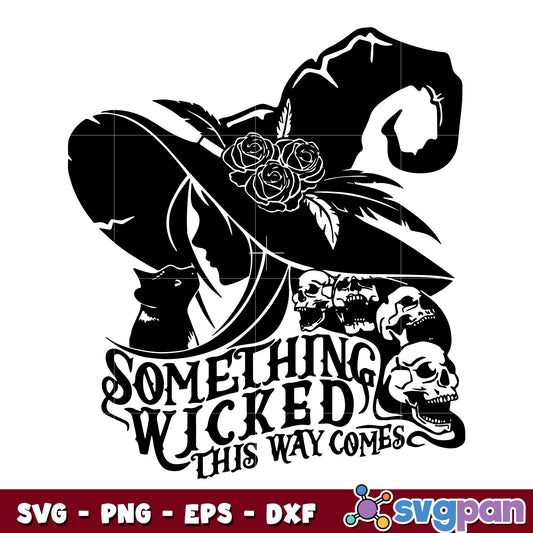 Something Wicked Halloween svg 