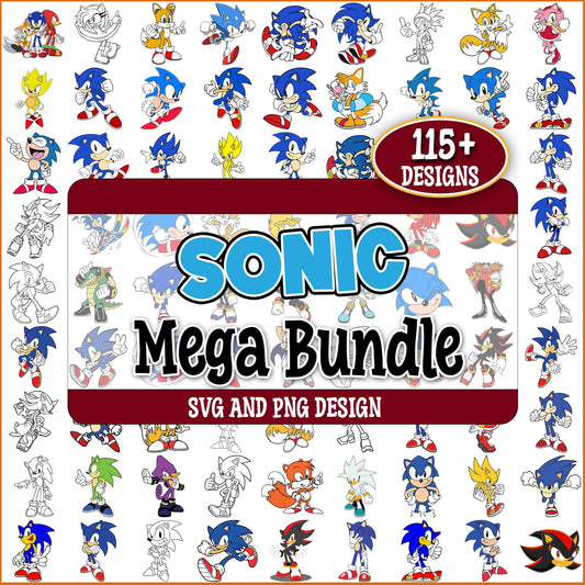 Sonic set designs svg bundle