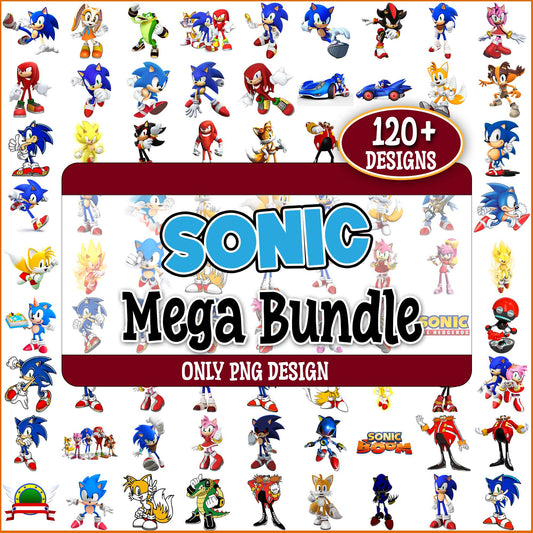 Sonic set png bundle