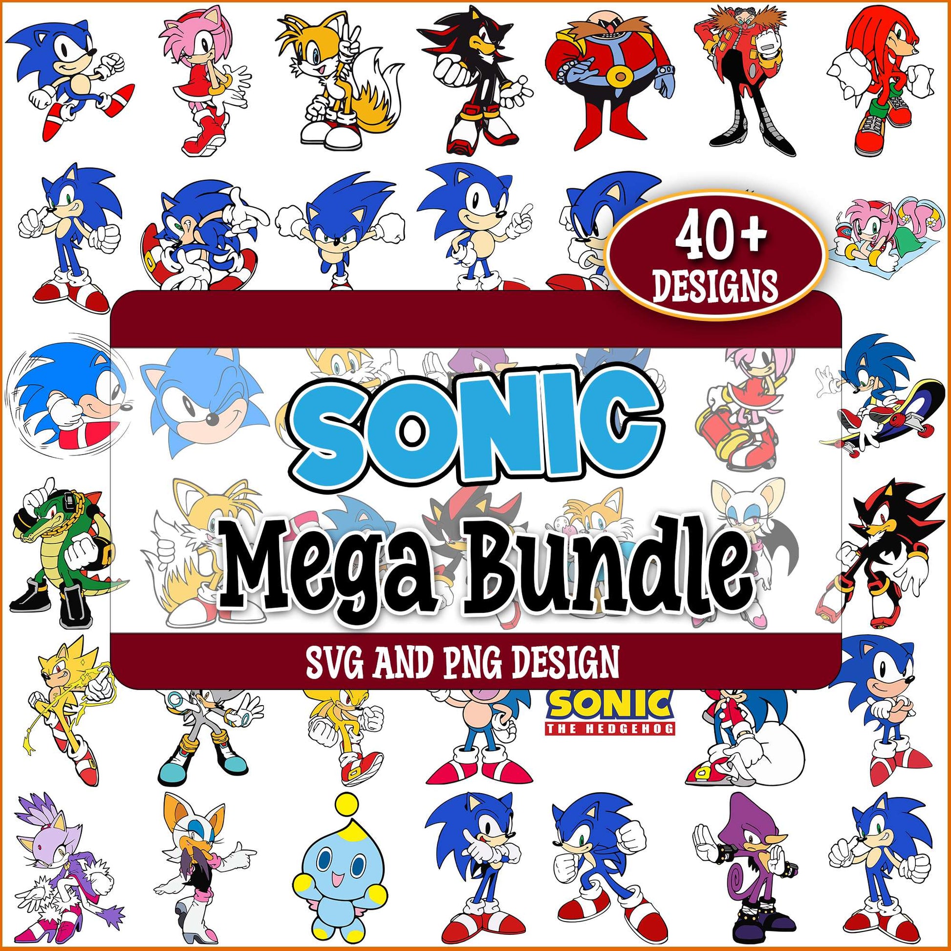 Sonic set svg bundle