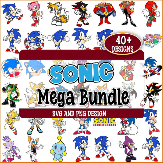 Sonic set svg bundle