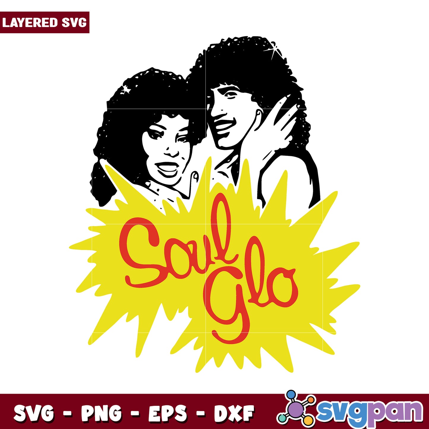 Soul Glo Retro SVG Design for Crafts, Perfect for T-Shirt Printing