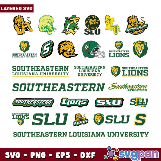 Southeastern Louisiana University SVG Bundle