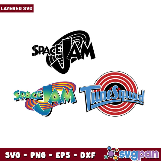 Space Jam Bundle SVG Files for Crafting Projects