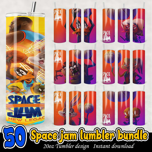Space Jam Tumbler Bundle 50 PNG Designs