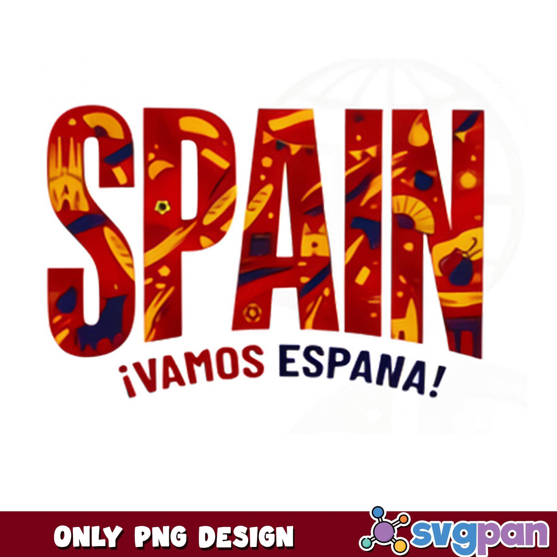 Spain Vamos Espana PNG, Spanish Football Fan PNG, Soccer PNG