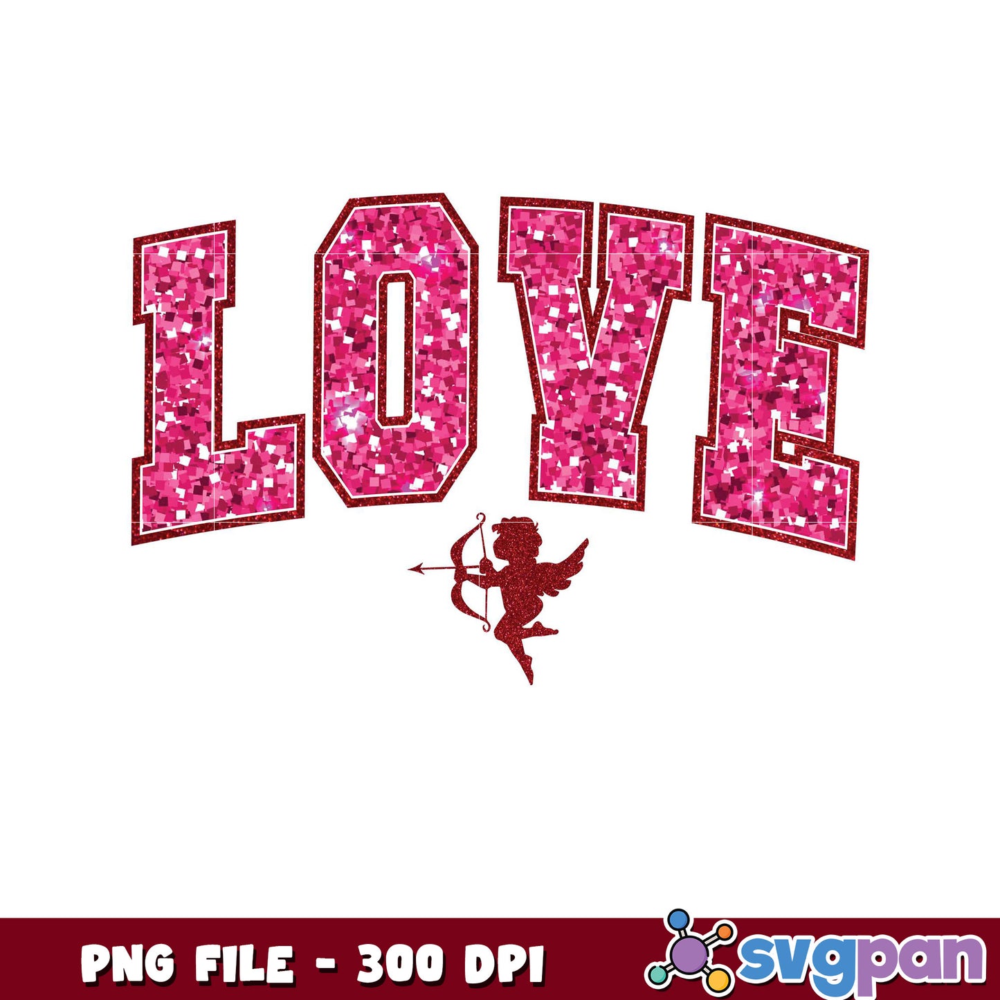 Sparkling Love Graphic Design, Perfect for Celebrations