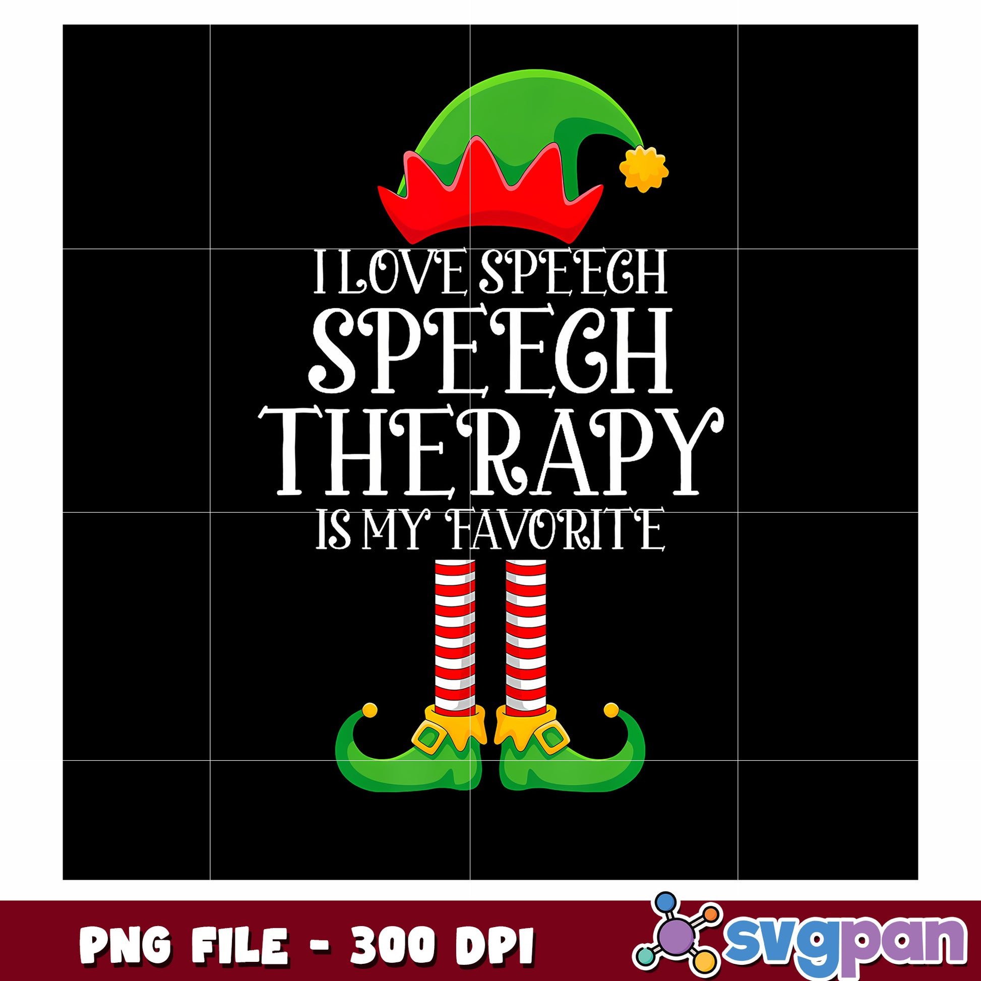 Speech Therapy Elf Christmas png, christmas memes png, winter png