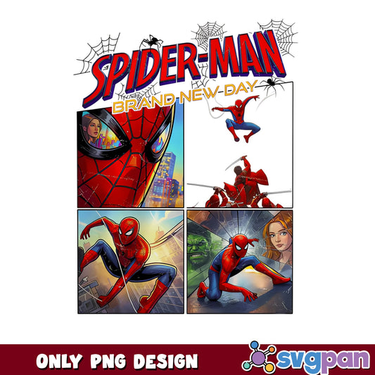 Spider-Man Brand New Day PNG, Marvel Spiderman PNG, Comic PNG