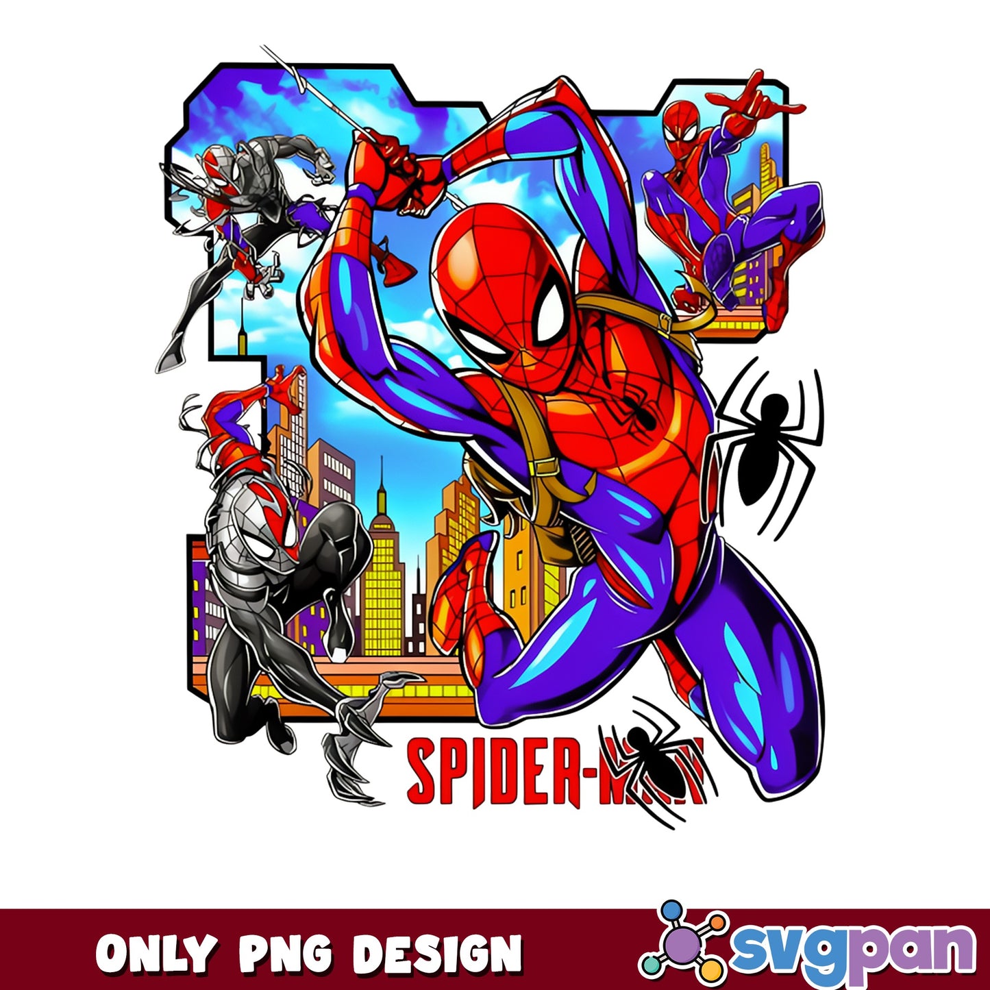 Spider-Man Multiverse PNG, Marvel Superhero PNG, Spiderman PNG