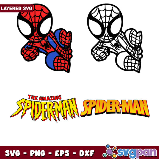 Spiderman SVG Bundle Layered Designs for Crafts