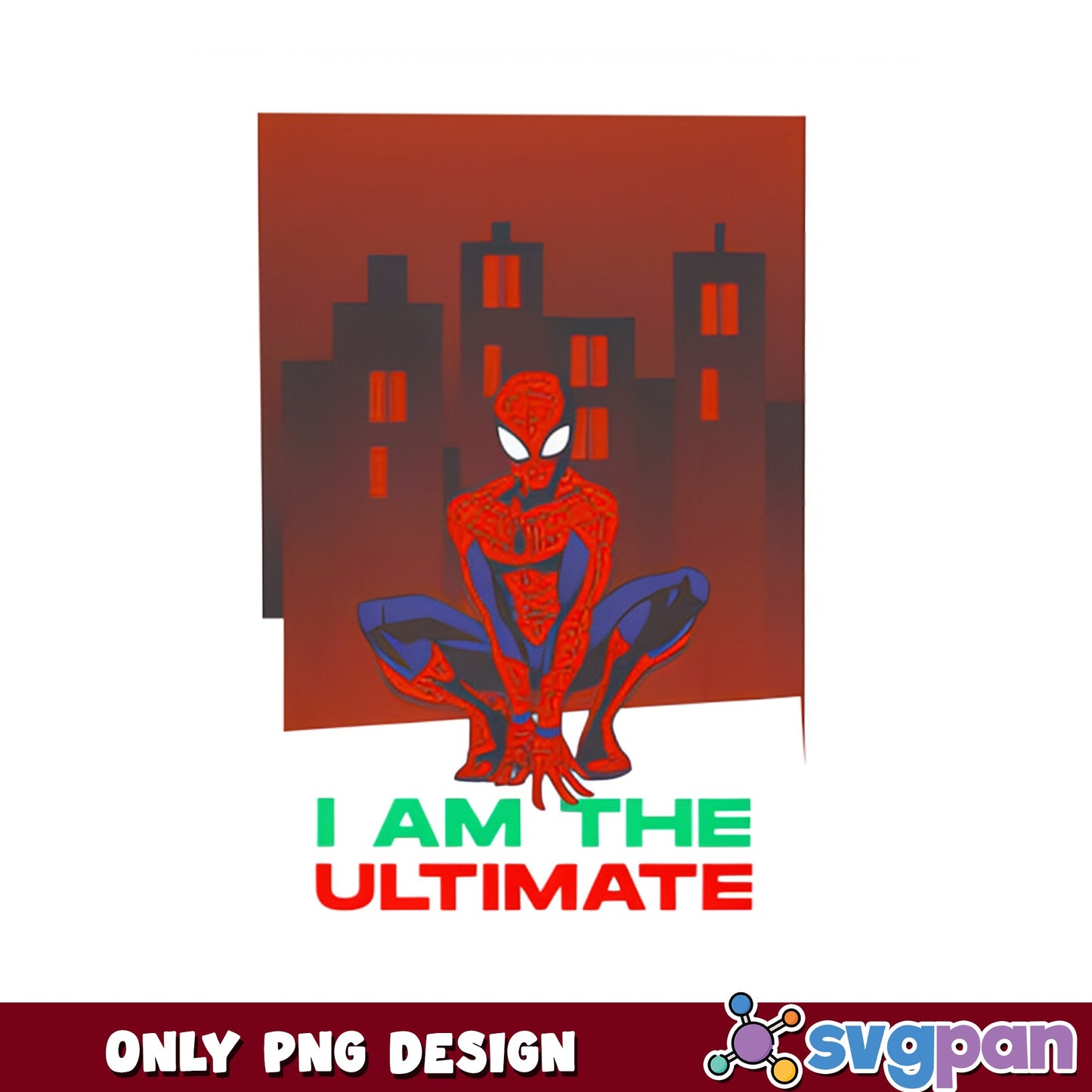 Spiderman I Am The Ultimate PNG, Marvel Superhero PNG, Spider Man PNG