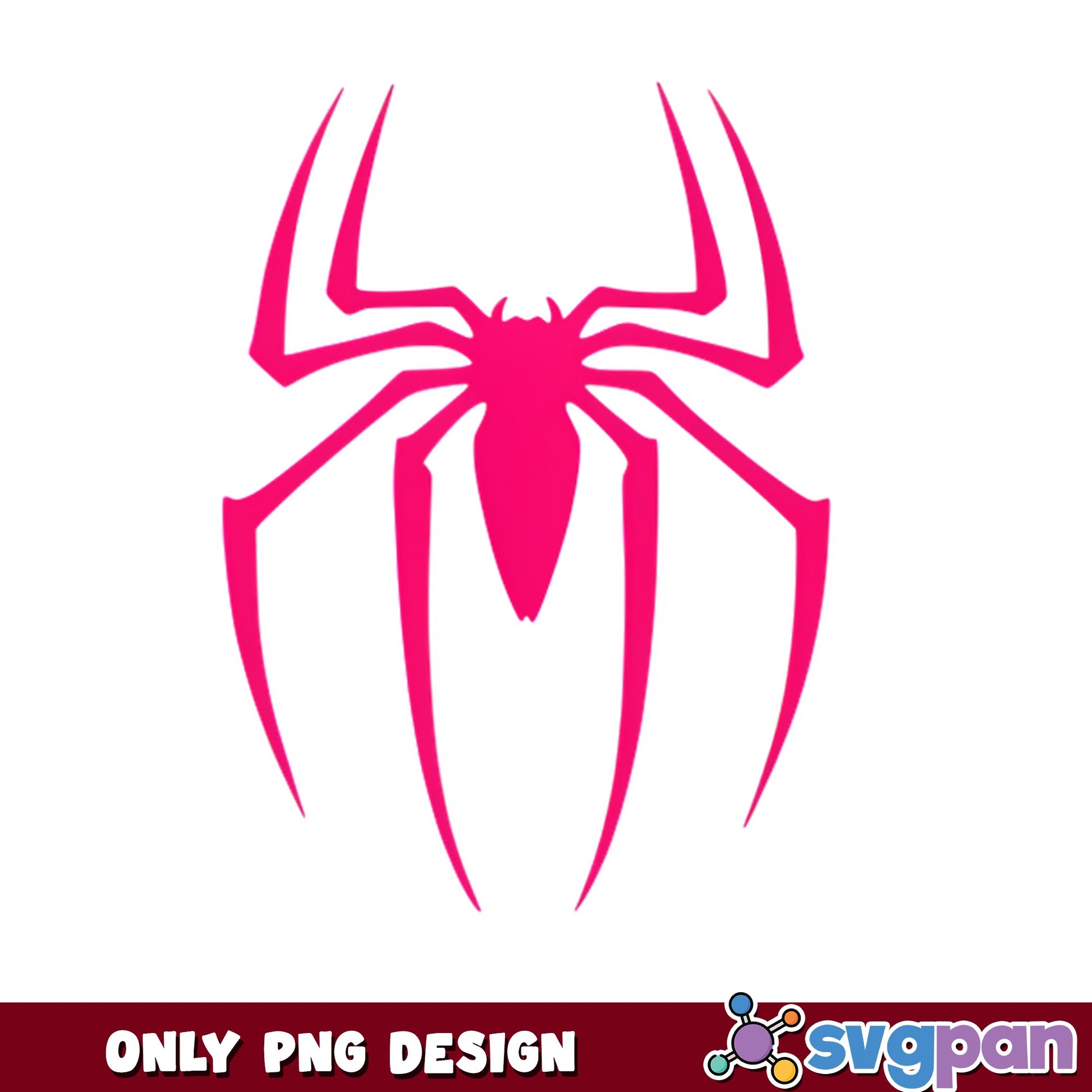 Spiderman Logo Pink PNG, Marvel Superhero PNG, Spider PNG