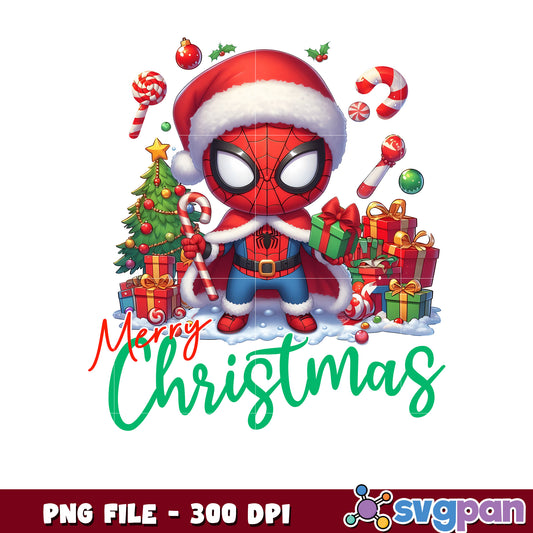 Spiderman christmas png, last christmas png, spirit christmas ​png