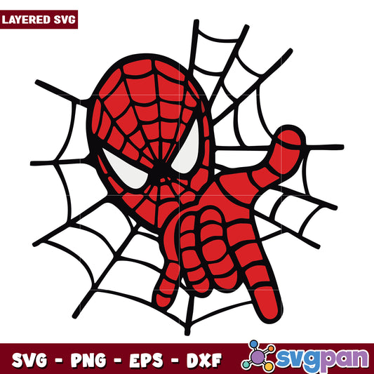 Spiderman cop web spidey svg design, cute spiderman svg, spiderman svg