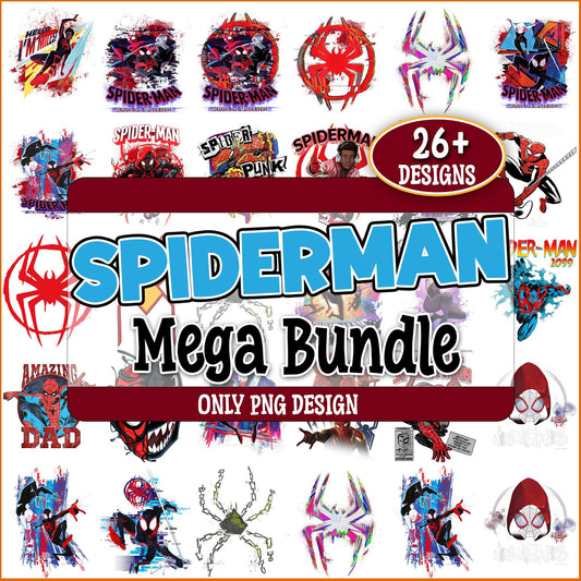 Spiderman logos png bundle