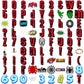 Spidey friends png bundle, spider man into the spider verse svg, spider man 2 svg