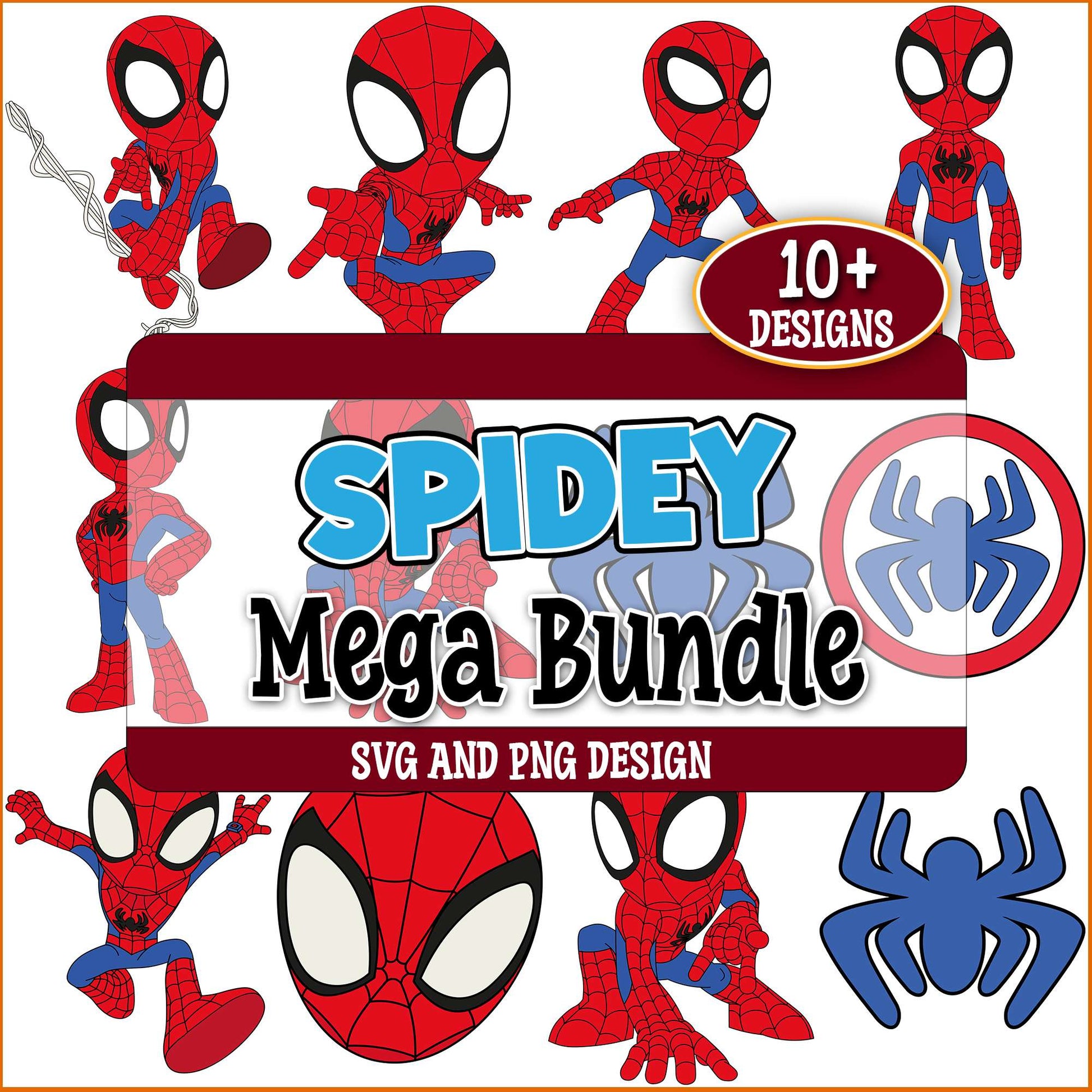 Spidey poses svg bundle