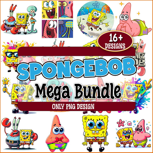 Spongebob and friends png bundle