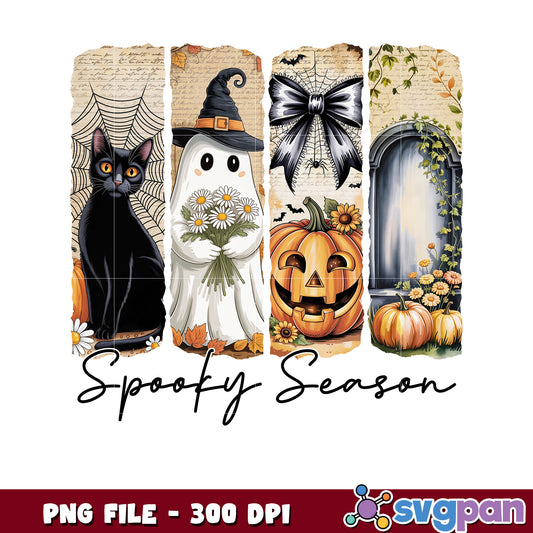Spookey halloween seasond png, trick or treat png, halloween skeletons​ png