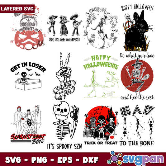 Spooky Halloween SVG Bundle for Creative Crafts