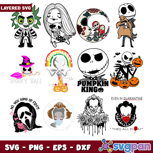 Spooky Halloween SVG Bundle for Creative Projects