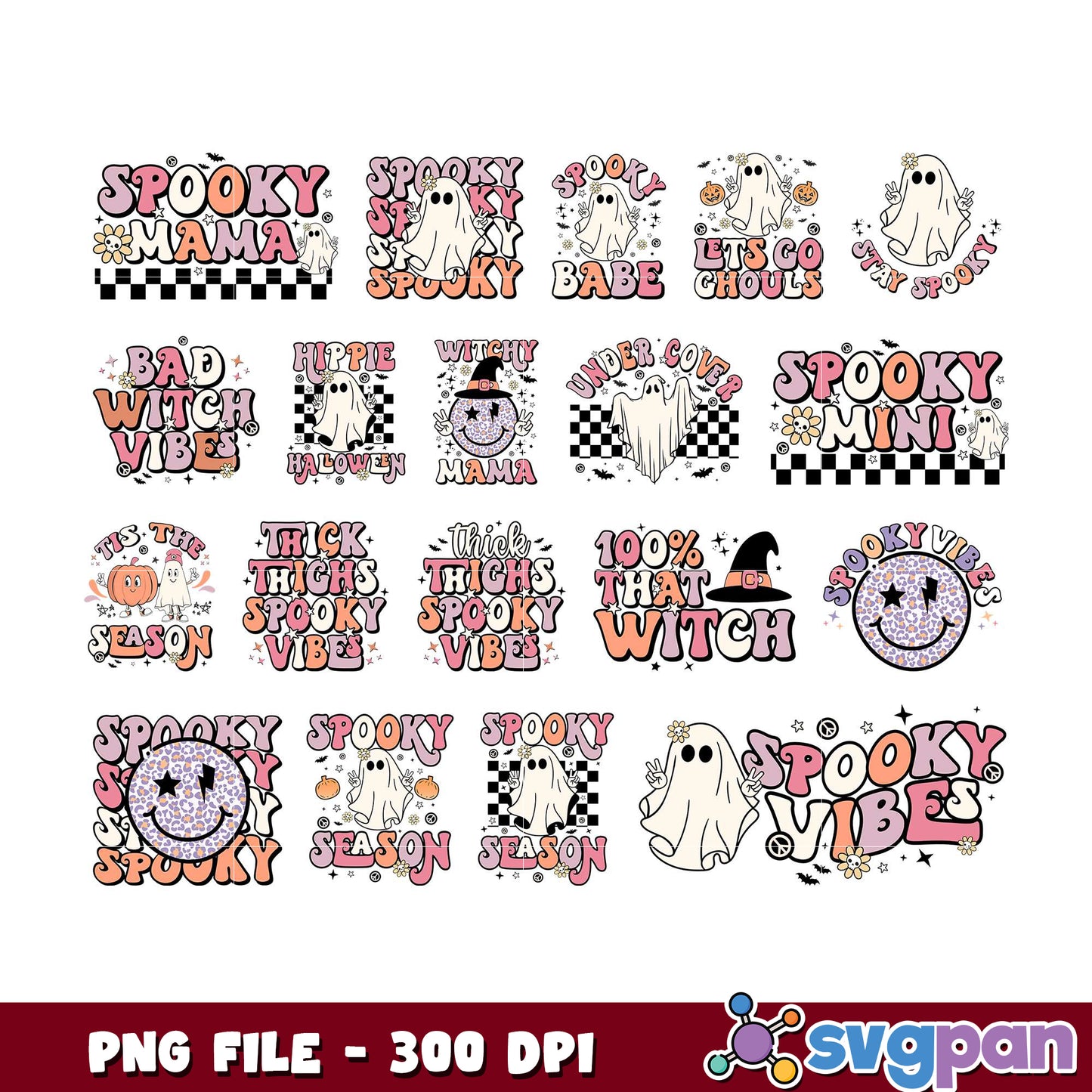 Spooky Season PNG Bundle 300 DPI