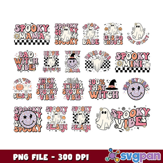 Spooky Season PNG Bundle 300 DPI