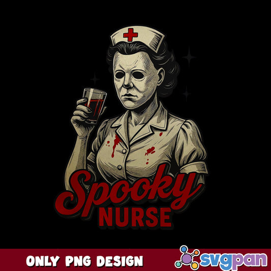 Spooky Nurse Halloween PNG, Horror Nurse PNG, Halloween PNG