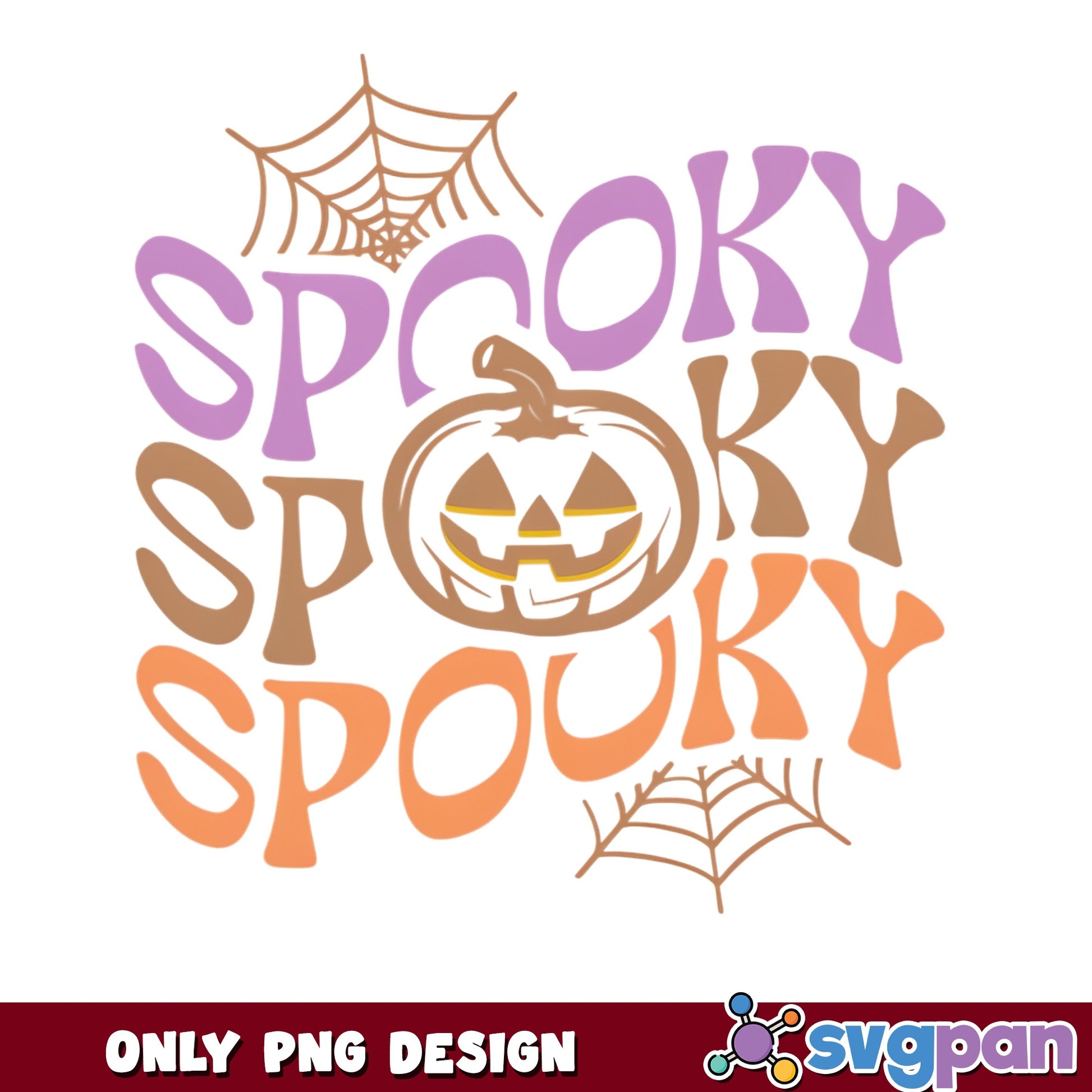 Spooky Pumpkin Halloween PNG, Jack O Lantern PNG, Halloween PNG