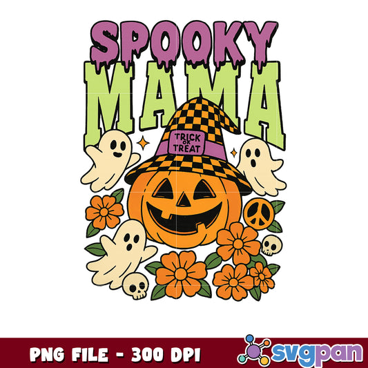 Spooky mama png, halloween cartoons​ png, halloween​ decor png