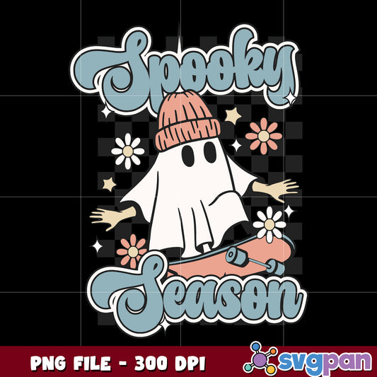 Spooky season png, halloween ghost  png, spooky season png