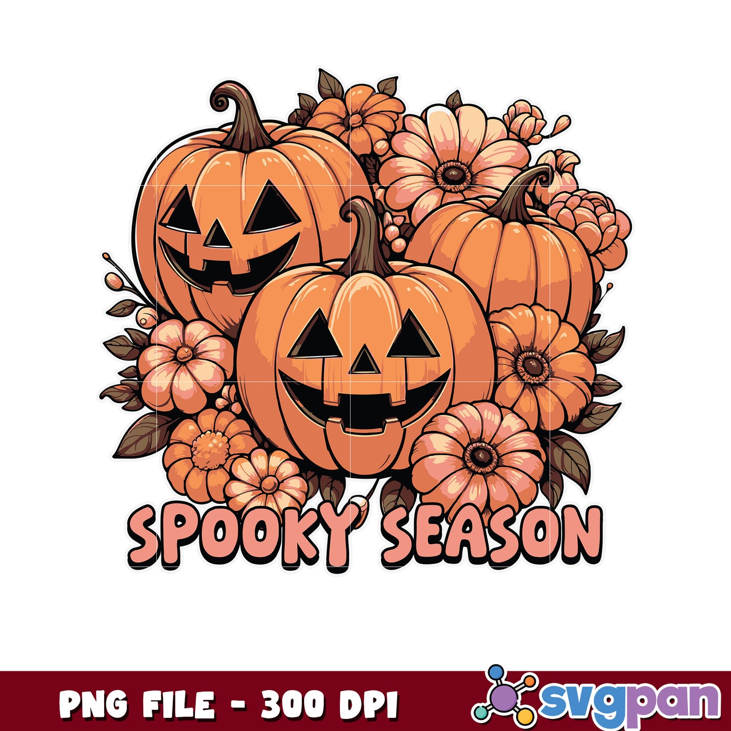 Spooky season png, spirit halloween​ png, spooky autumn png