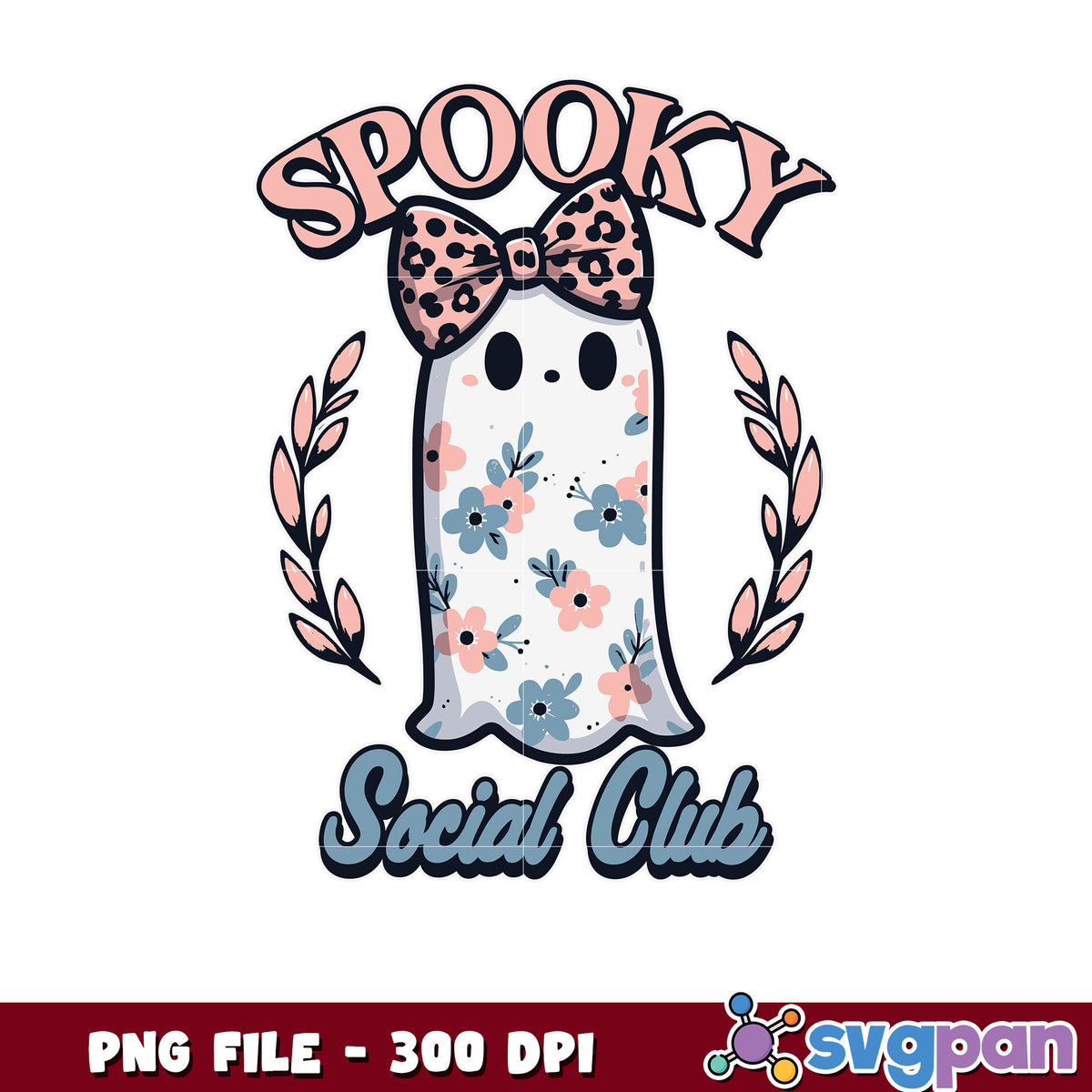 Spooky social club png, scary characters png, halloween holiday png