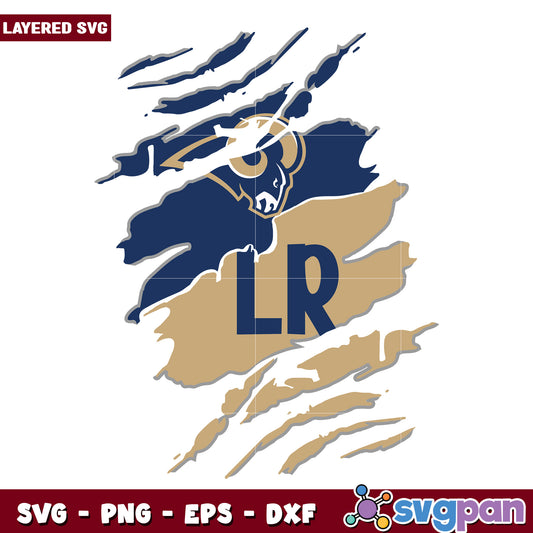 St.Louis Rams Cleveland Browns svg, nlf american fotball svg, american rugby svg