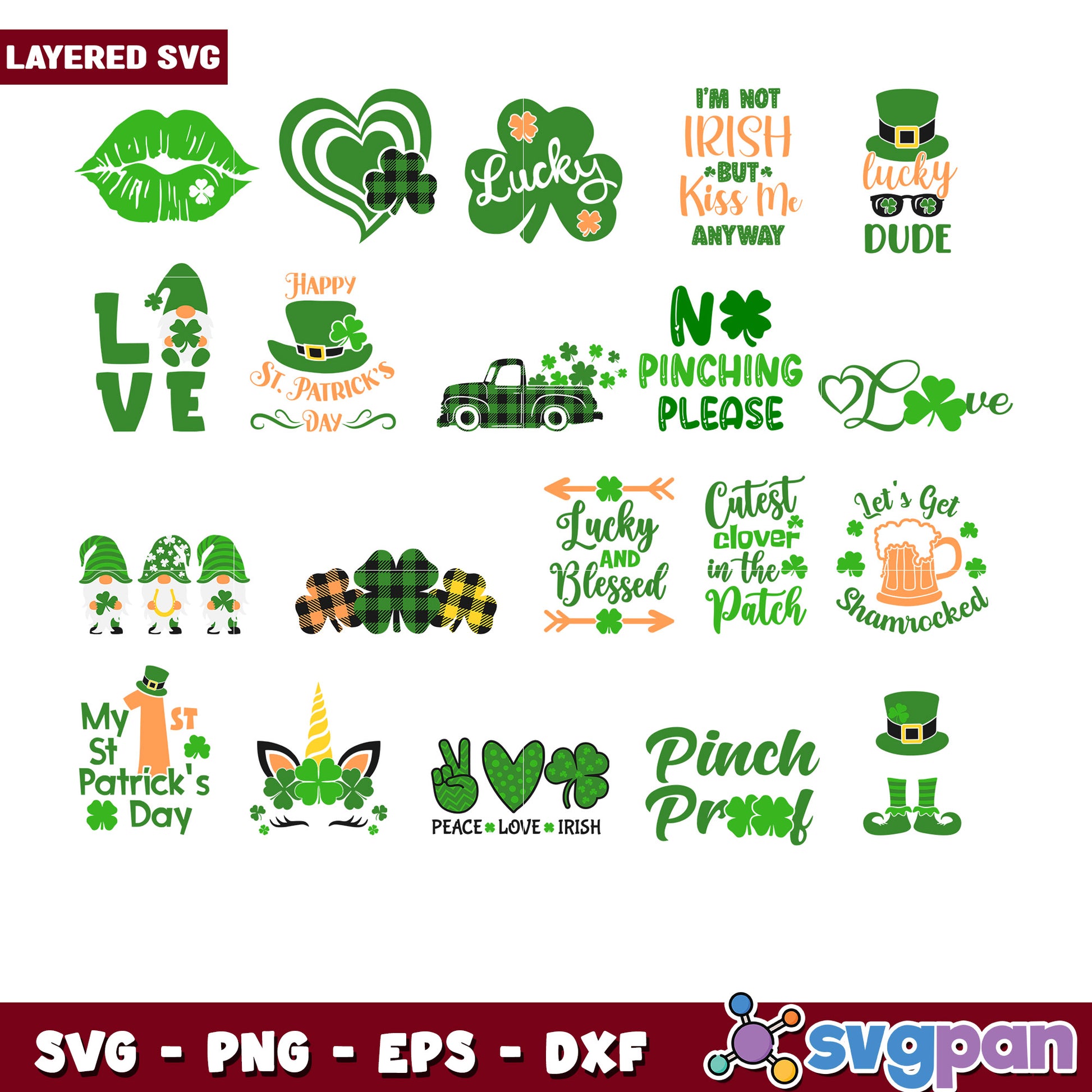 St Patrick's Day SVG Bundle for Creative Projects
