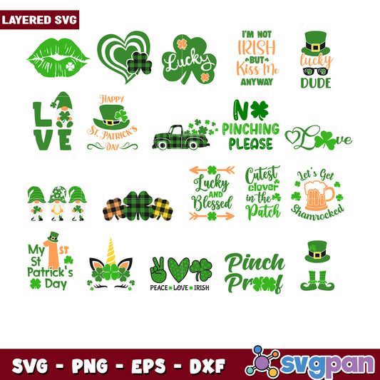 St Patrick's Day SVG Bundle for Creative Projects